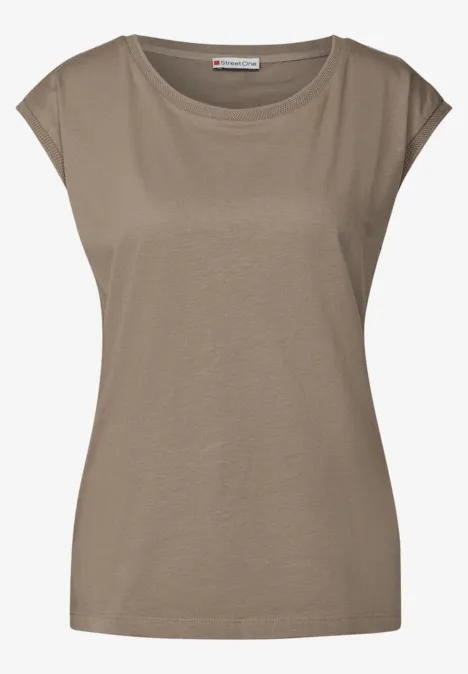Ärmelloses Shirt stone brown