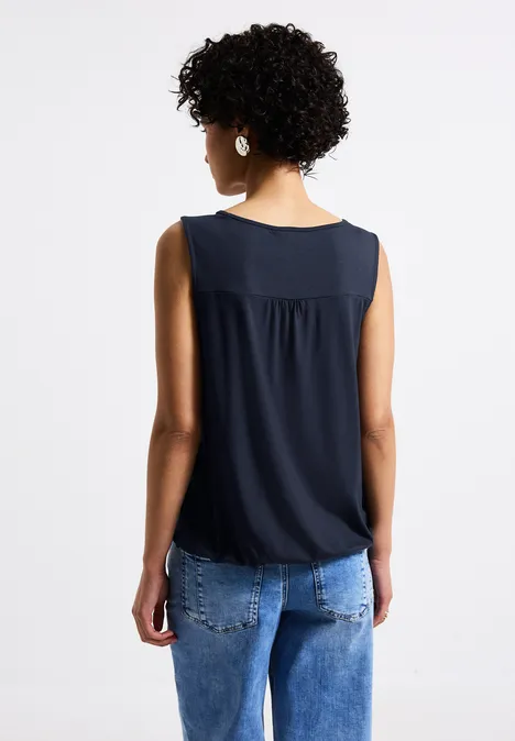 Basic Top deep blue