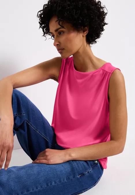 Basic Top blazing pink