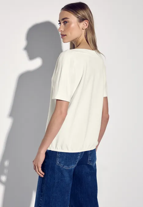 T-shirt avec encolure en U off white