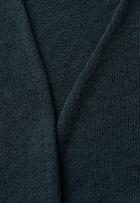 Strick-Look Jacke hunter green