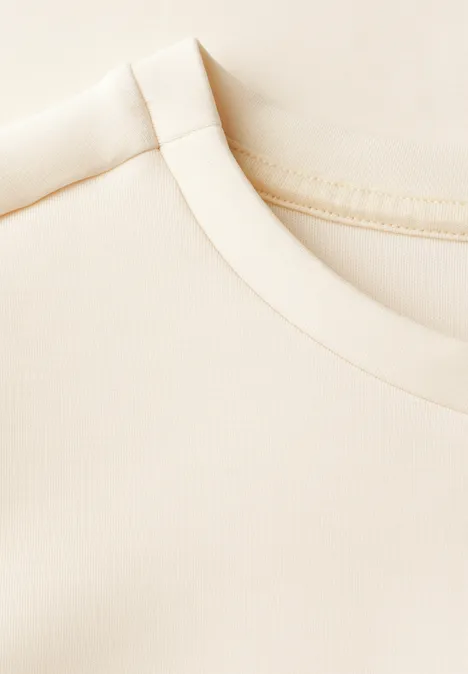 Silk-Look Shirt lucid white