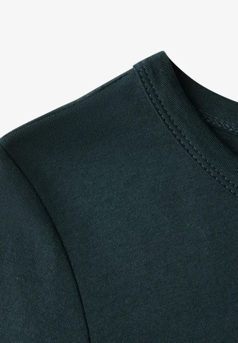 T-Shirt mit Wording hunter green