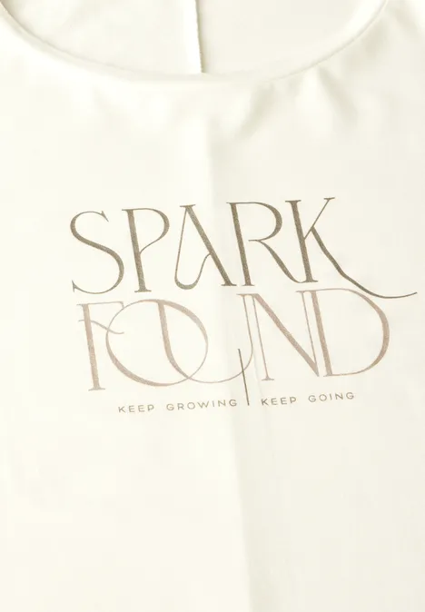 T-Shirt mit Wording off white