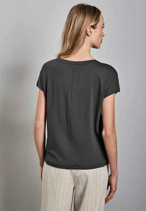 T-Shirt mit Wording obscure grey