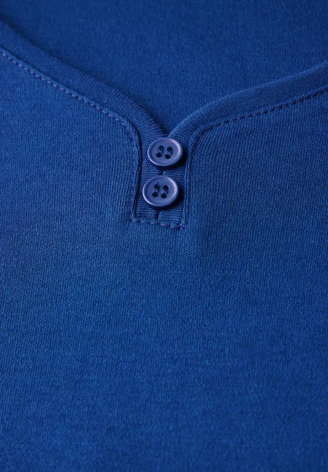 Long Shape Shirt mit Knöpfen dodger blue