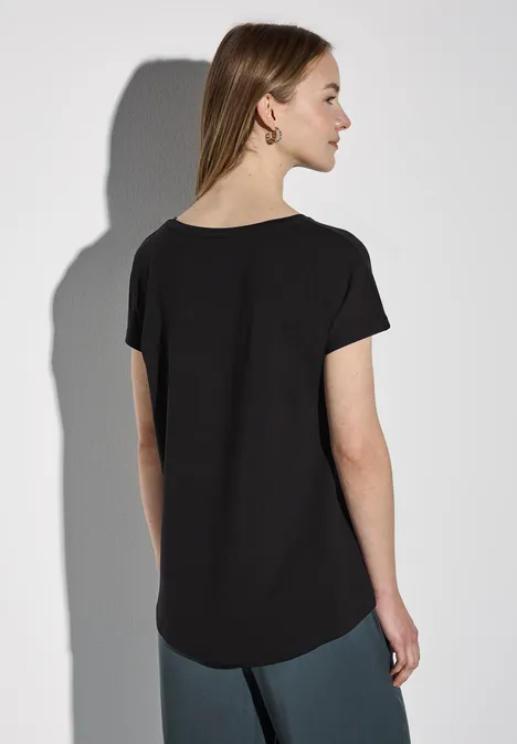 Langes Shirt Black