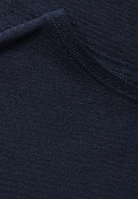 Langes Shirt deep blue