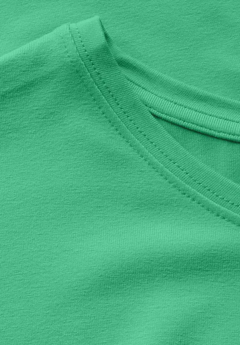 Langes Shirt tendril green