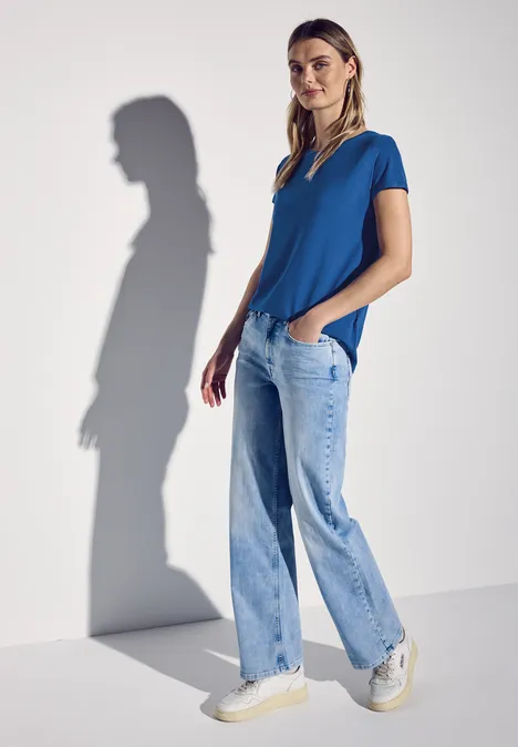 Langes Shirt dodger blue
