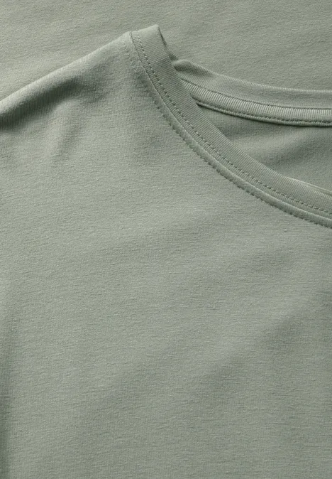 Langes Shirt dusty milky green