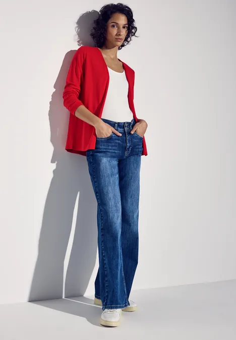 Offene Jacke glory red