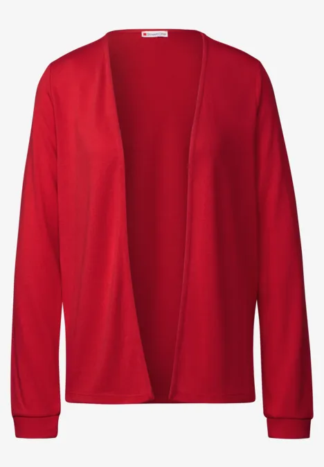 Offene Jacke glory red