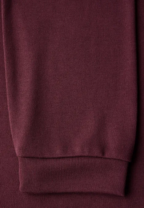 Offene Jacke dark cherry red