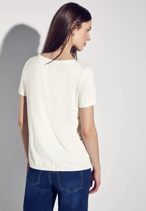 T-Shirt mit Print off white