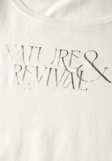 T-Shirt mit Wording off white