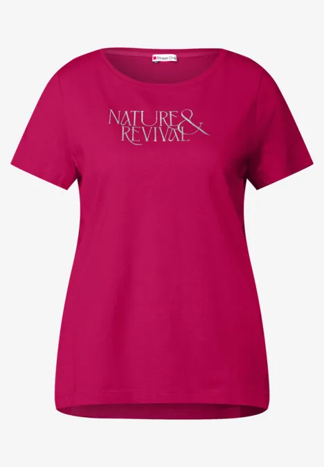 T-Shirt mit Wording juicy berry