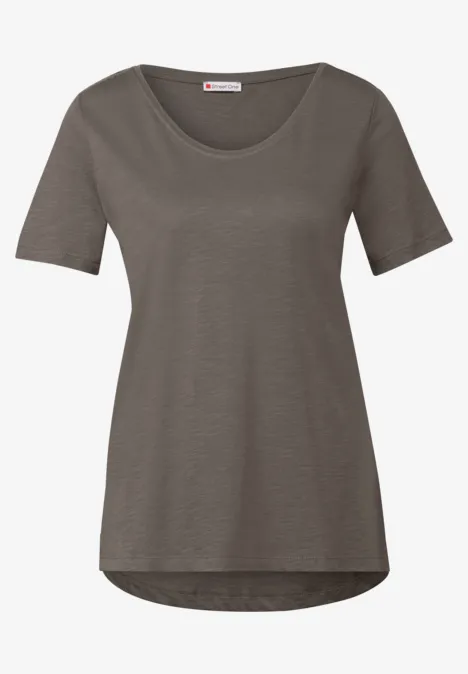 2er-Pack V-Neck T-Shirt tide blue/nomad brown