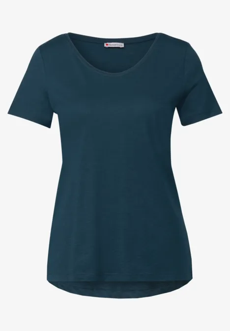 2er-Pack V-Neck T-Shirt tide blue/nomad brown