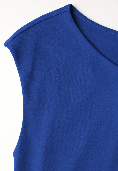 Shirt mit U-Boot-Ausschnitt dodger blue