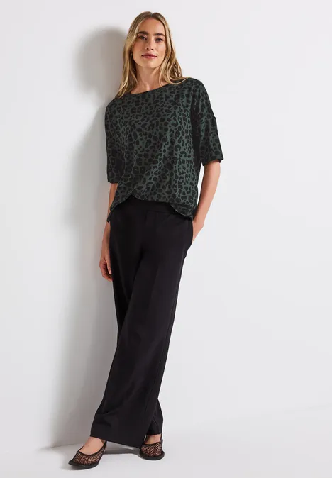 Leo-T-Shirt mid green