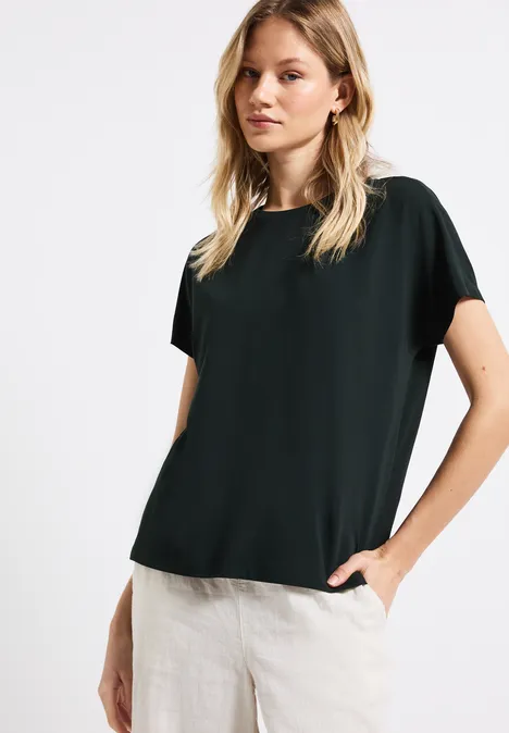 T-shirt en couleur unie pine grove green
