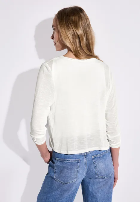 Offene Jacke off white