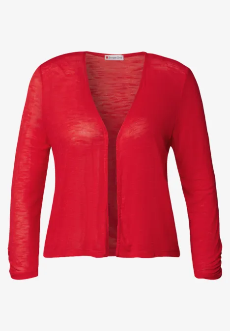 Offene Jacke glory red