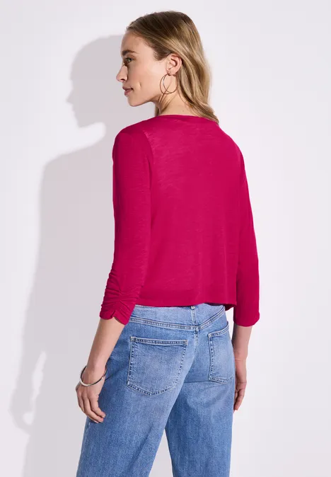Offene Jacke juicy berry