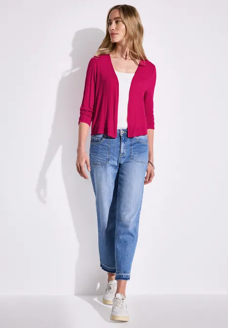 Offene Jacke juicy berry