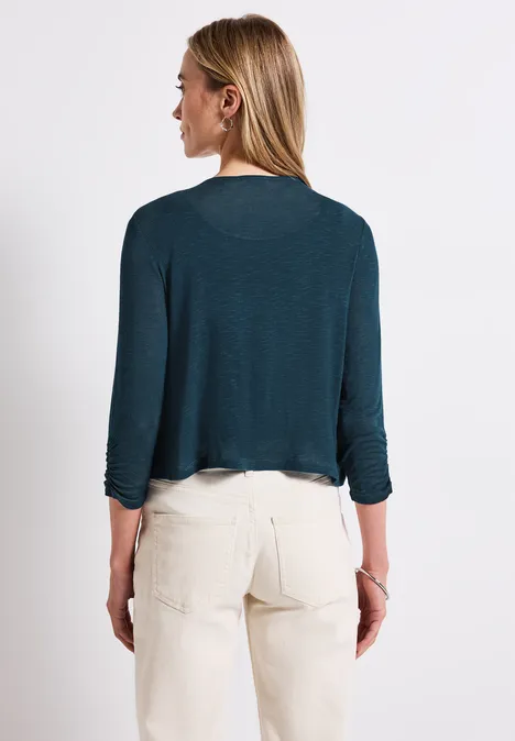 Offene Jacke tide blue