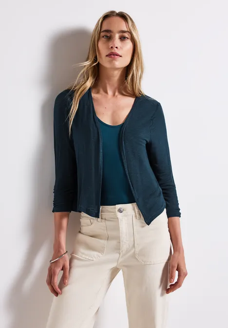 Offene Jacke tide blue