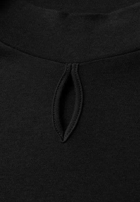 T-shirt avec découpe discrète Black