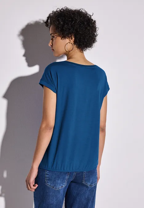 Shirt mit Dekortape dodger blue