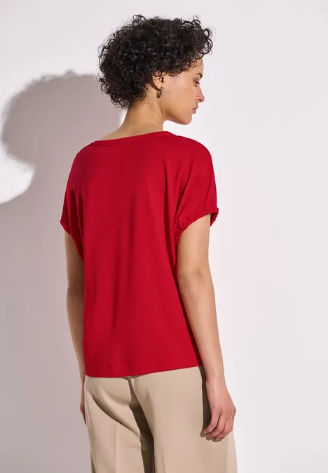T-shirt en couleur unie glory red