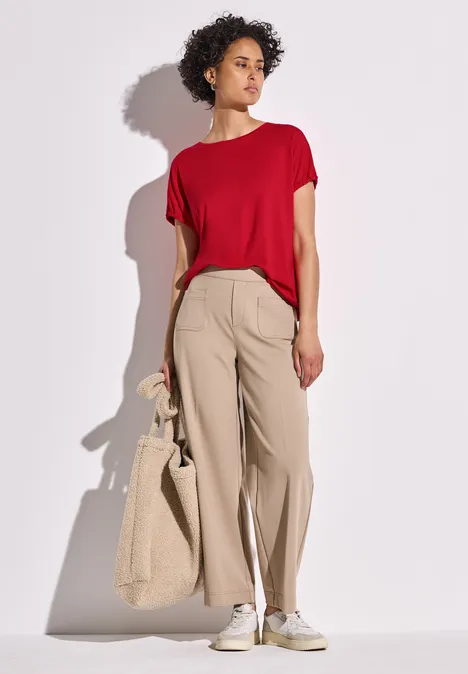 T-shirt en couleur unie glory red