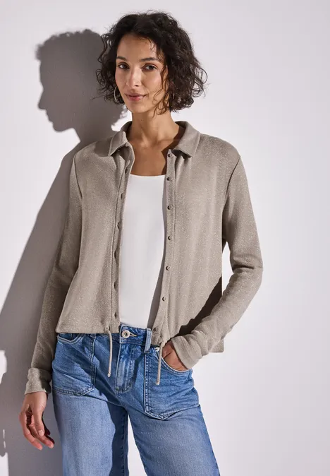 Glitzernde Jacke vintage stone