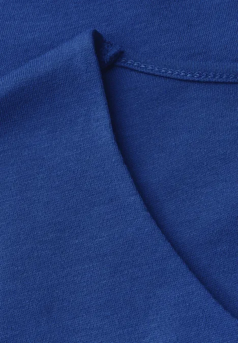 T-shirt avec encolure en cœur dodger blue