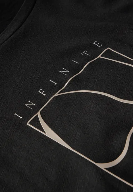 Shirt mit Print Black