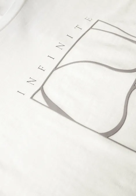 Shirt mit Print off white