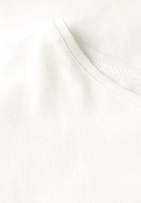 Shirt mit Foto-Print off white