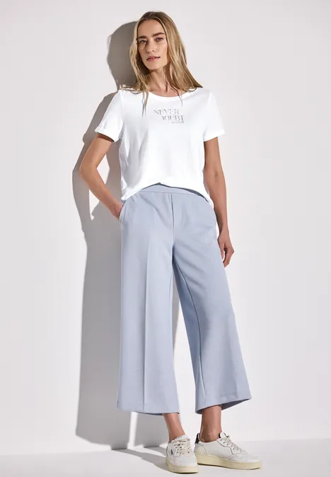 Shirt mit Frontprint White