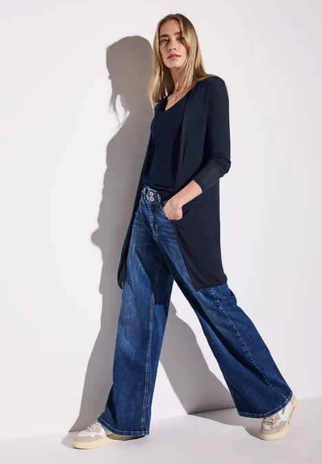 Offene Jacke deep blue