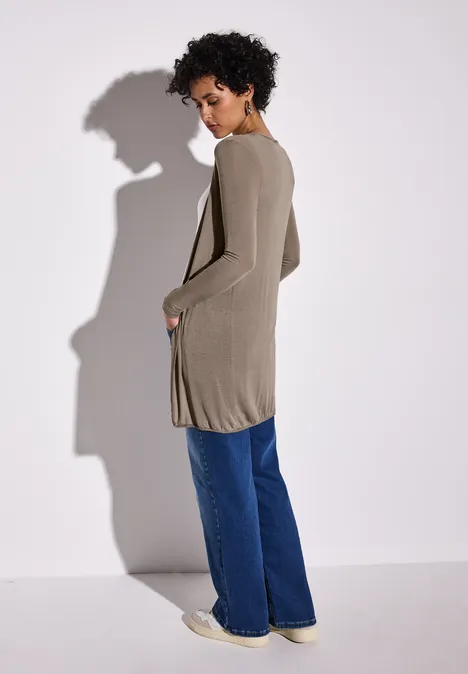 Offene Jacke stone brown