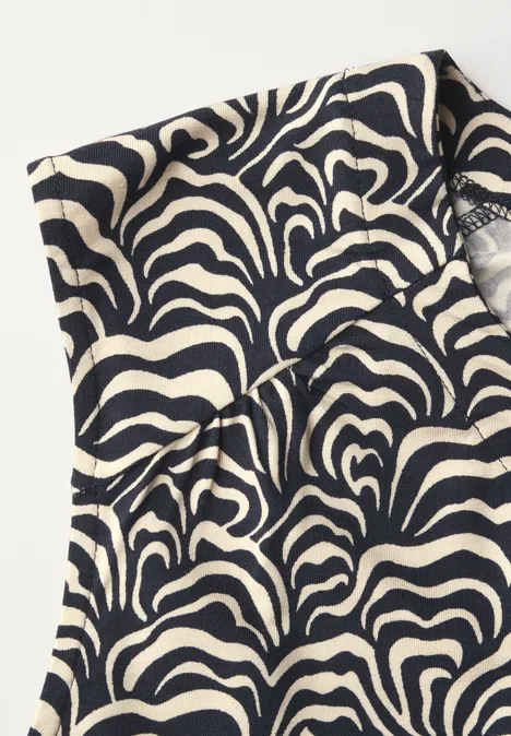 Débardeur en jersey à motifs deep blue