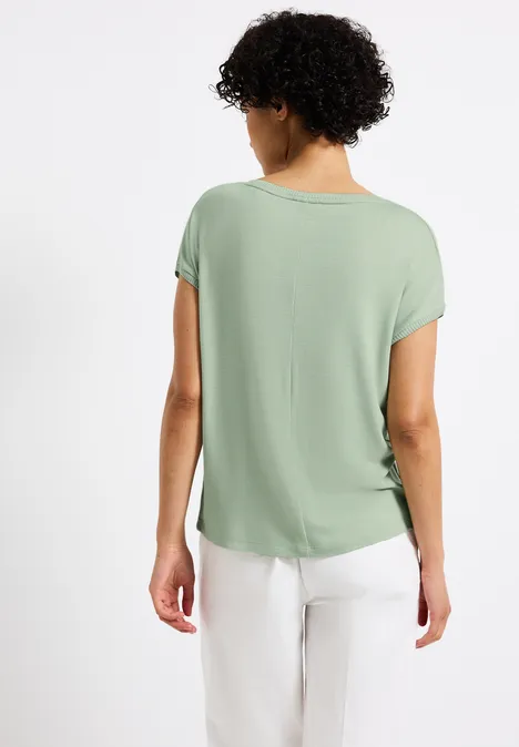 Strick-Look Shirt soft jade green