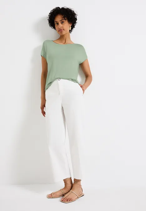 Strick-Look Shirt soft jade green