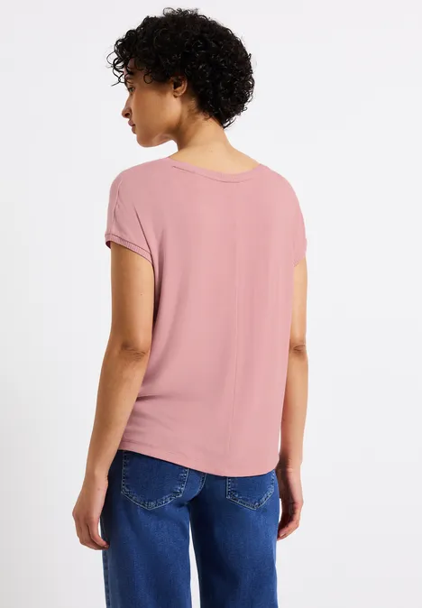 Strick-Look Shirt blush peach