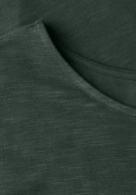 Shirt mit Knotendetail mid green