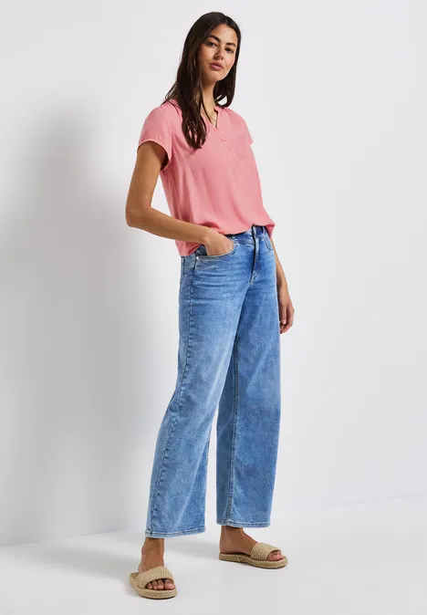 Shirt im Tunika-Look blush peach